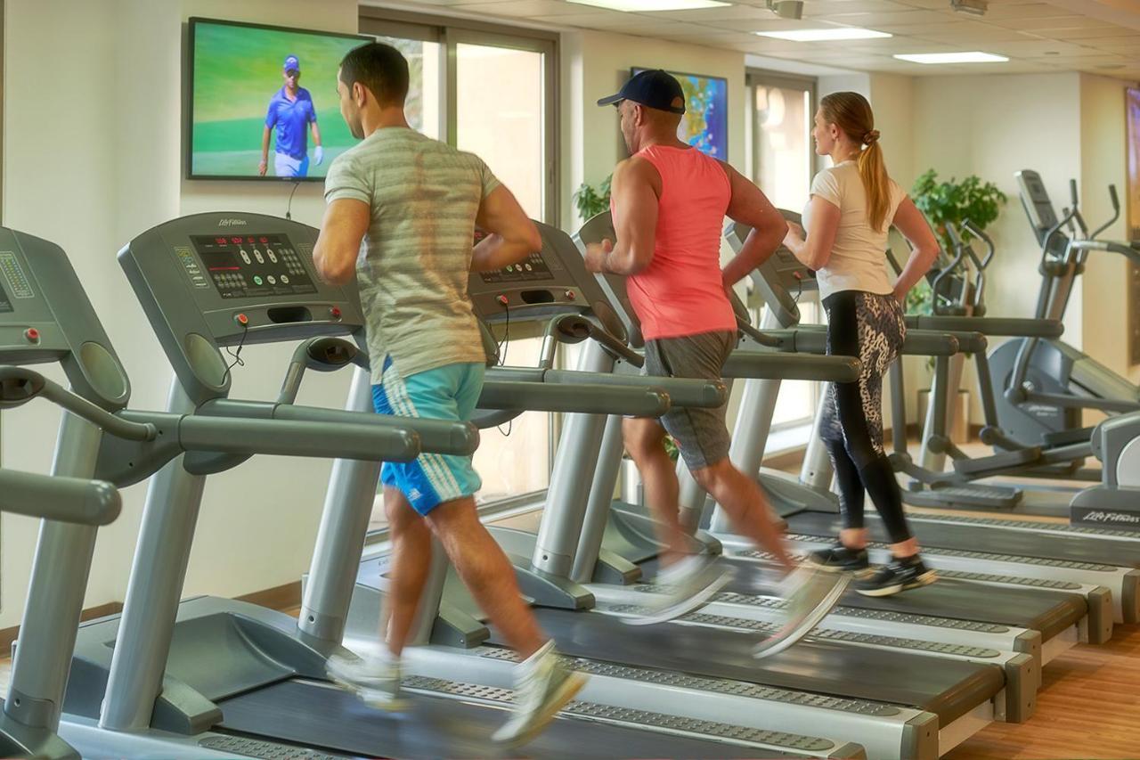 巴希阿治曼宫酒店 阿吉曼 外观 照片 Treadmills in a gym